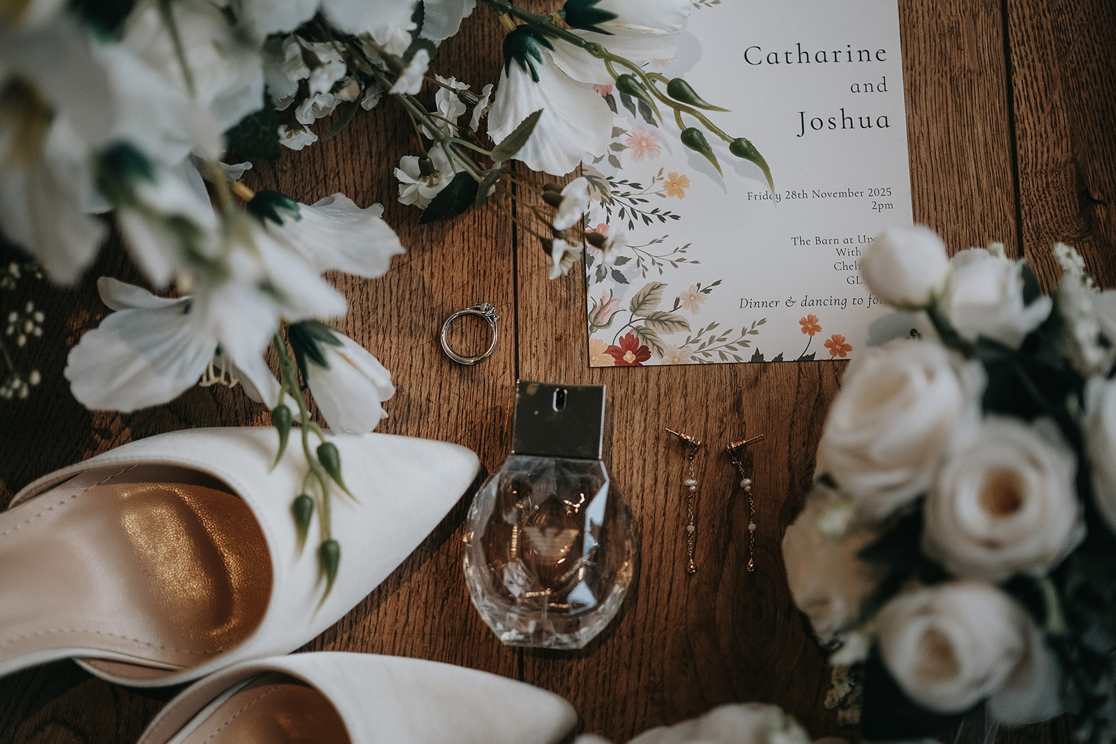 details from Catharine & Joshua wedding