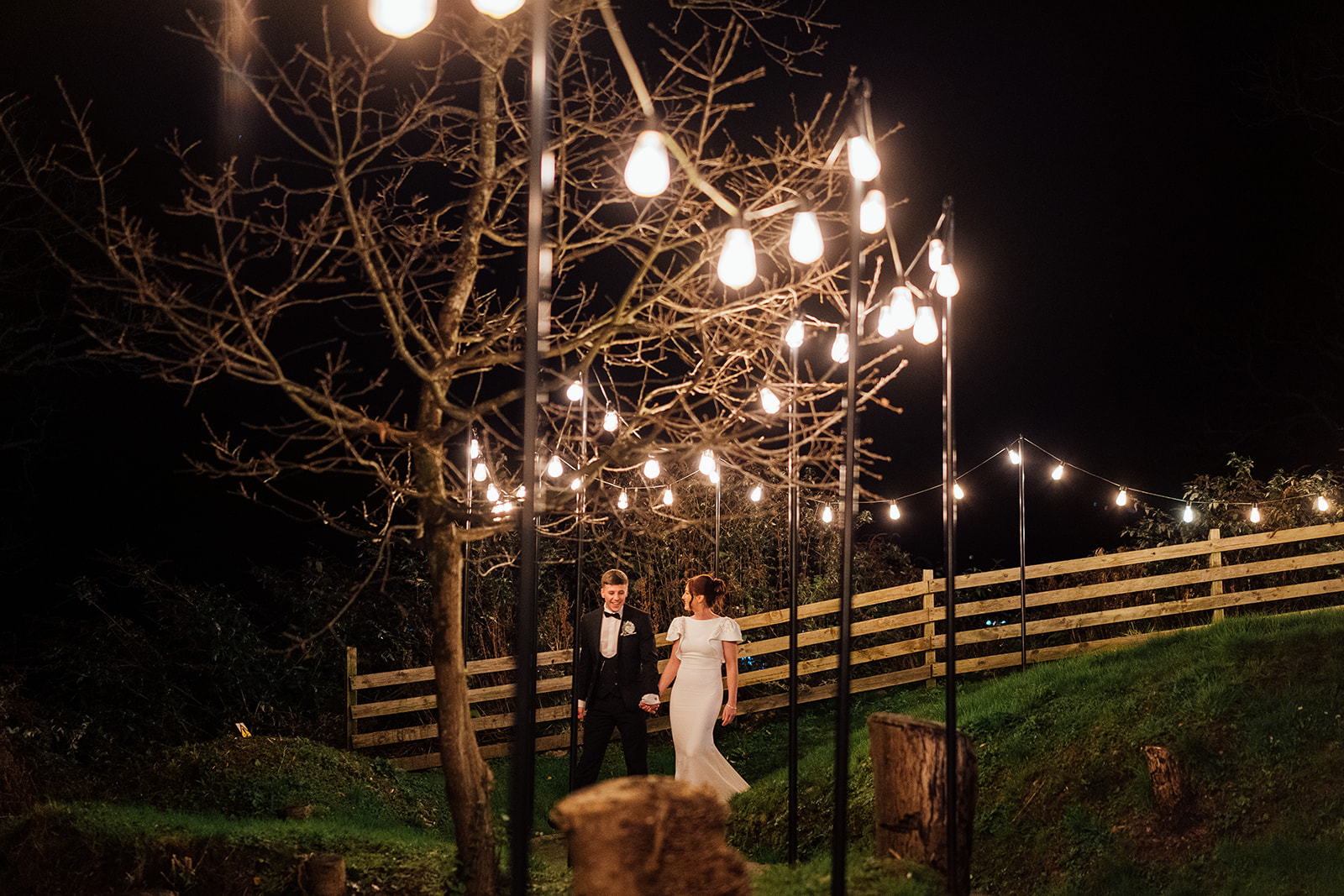 fairy lights from Catherine & Steven wedding