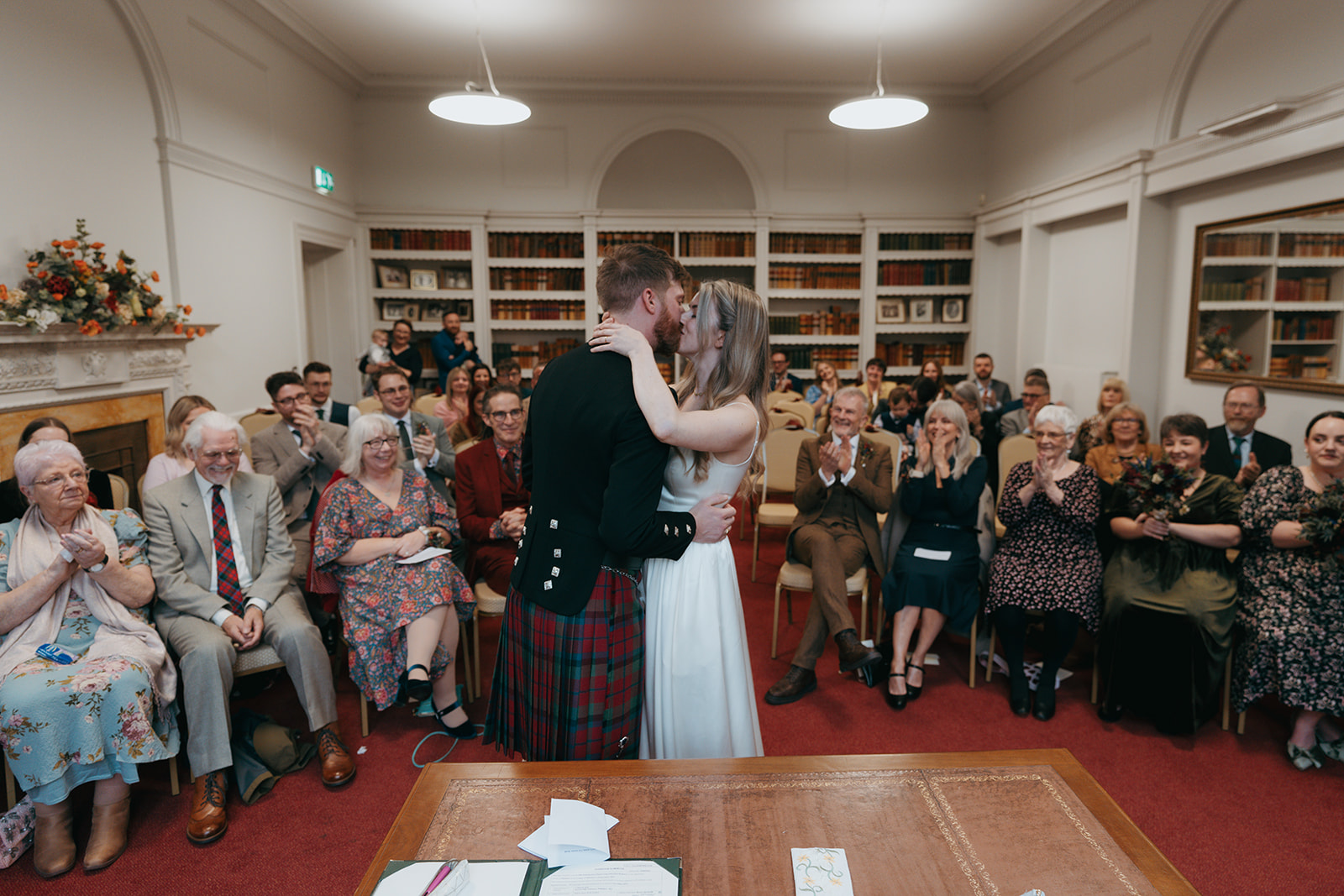 couple from Linzie & James wedding