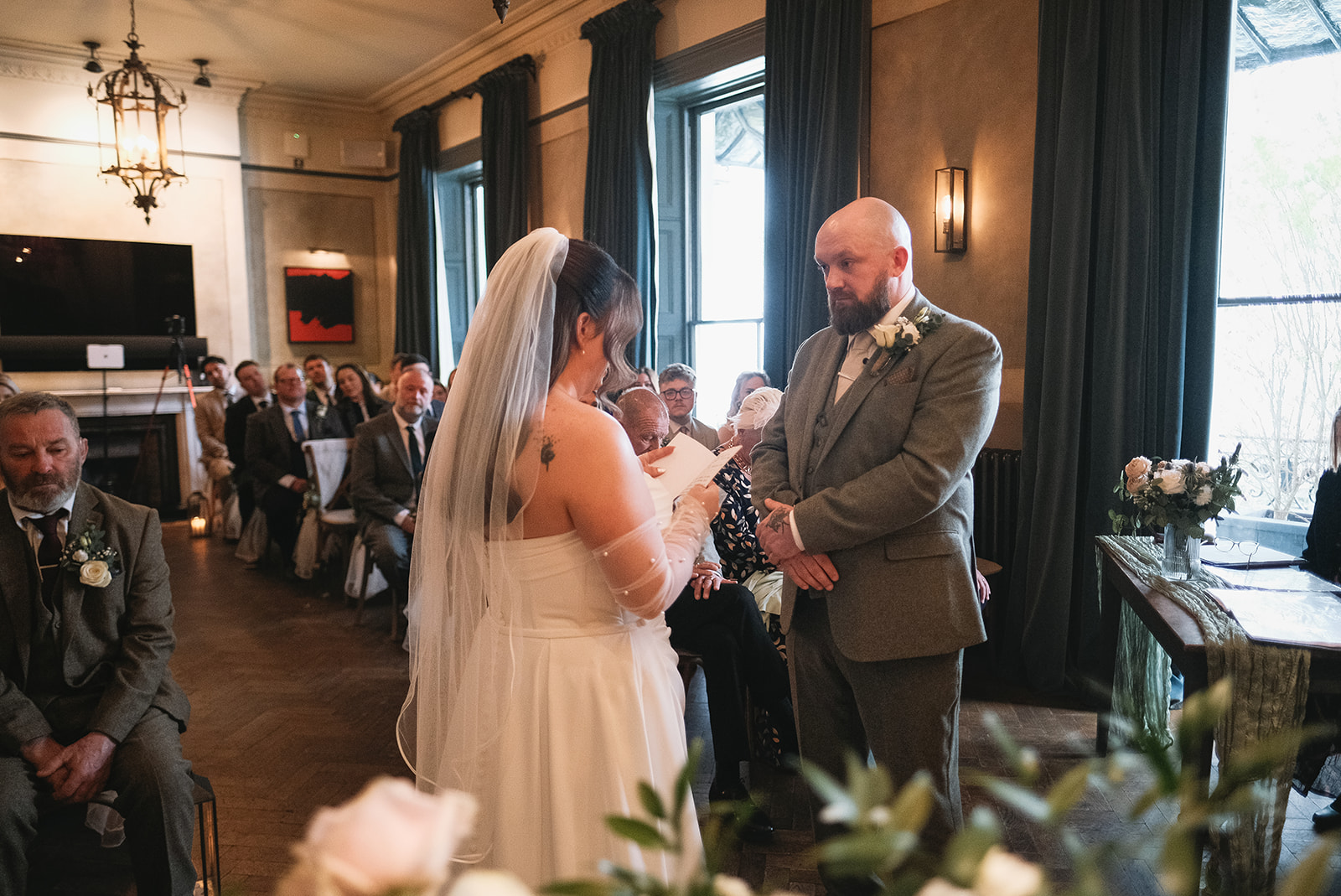 portraits from Rebecca & Taite wedding