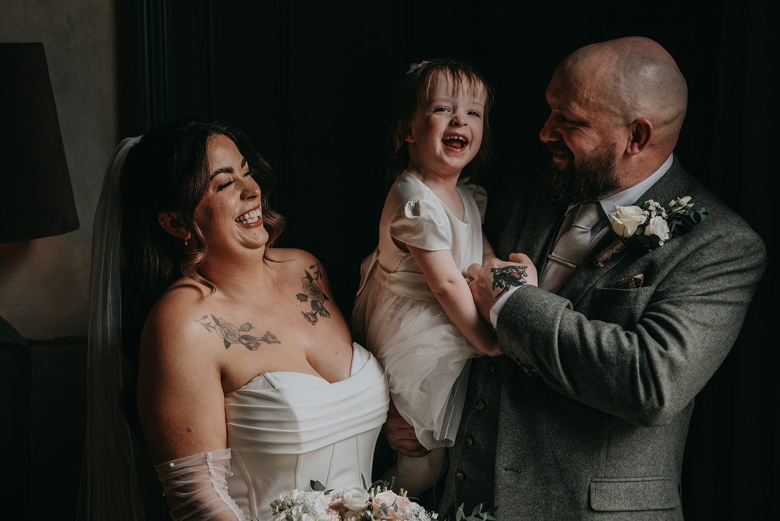 portraits from Ella & Darren wedding