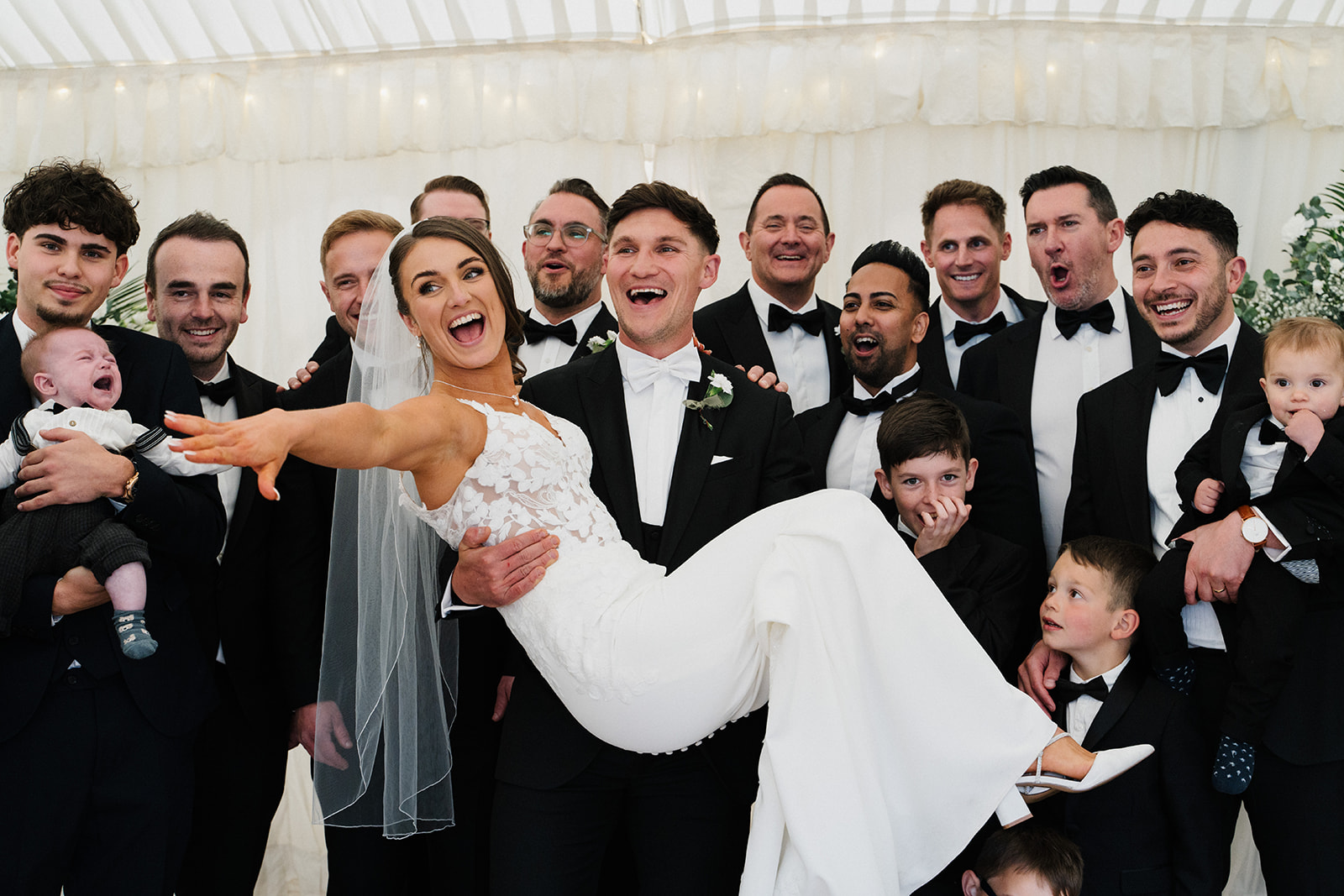 portraits from Andrew & Claire wedding