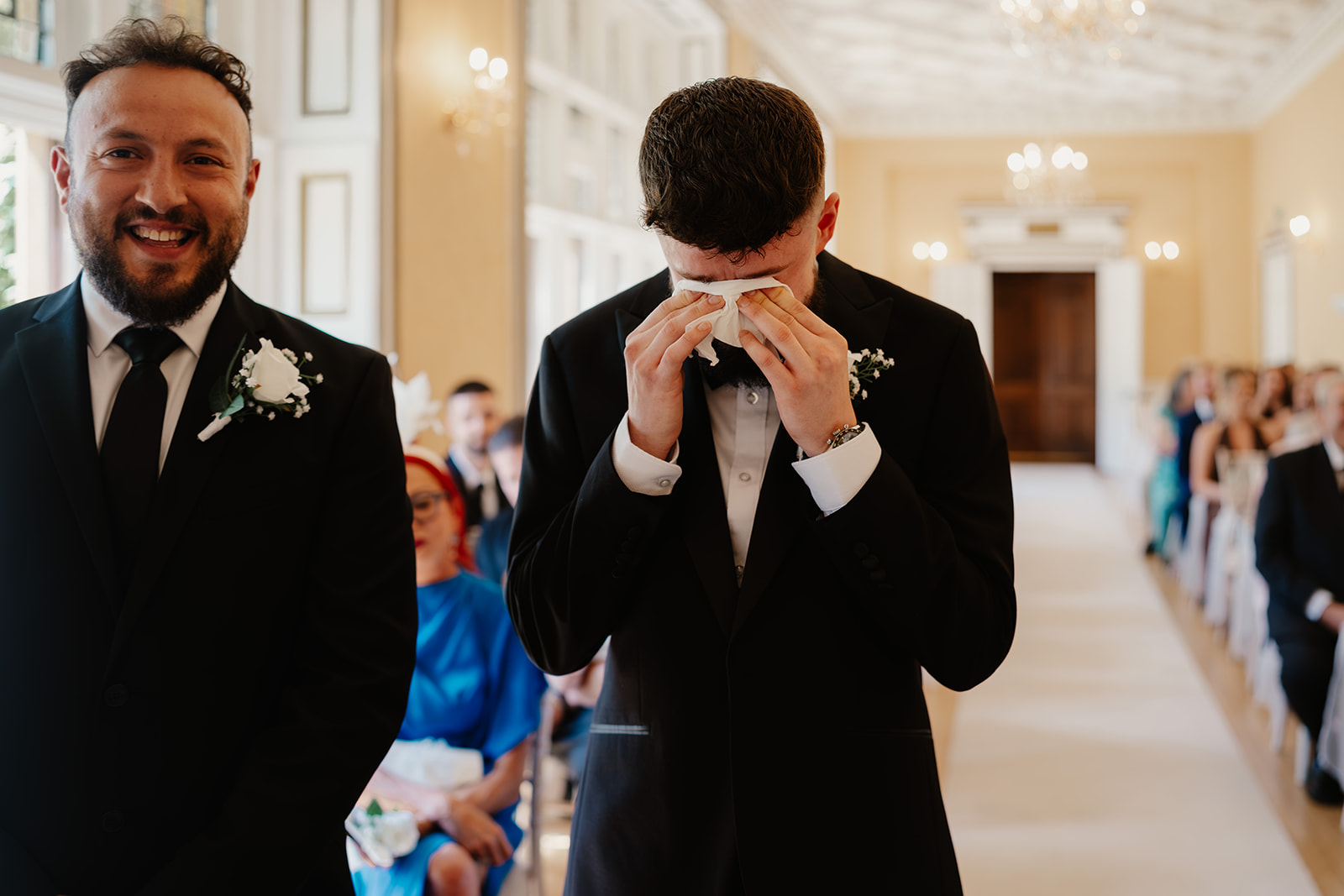 reception from Victoria & Joshua - Marshall Meadows Manor House wedding